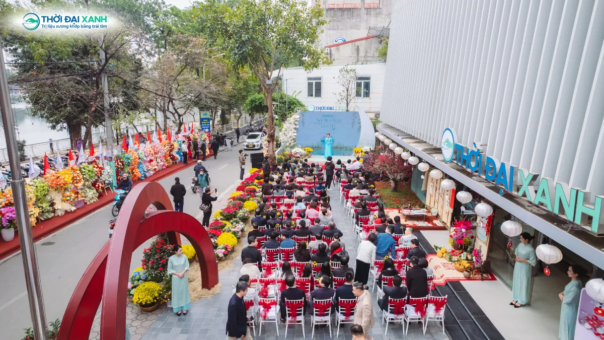Lễ ra mắt Trung tâm Xương Khớp tại sự kiện Thời Đại Xanh – Nơi mùa xuân gõ cửa