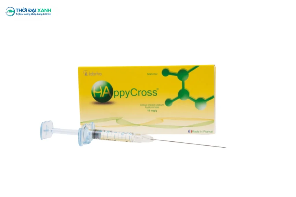 Phương pháp tiêm Acid Hyaluronic giúp bổ sung dịch khớp, tăng độ nhớt và đàn hồi, từ đó giảm ma sát và bảo vệ bề mặt sụn khớp.
