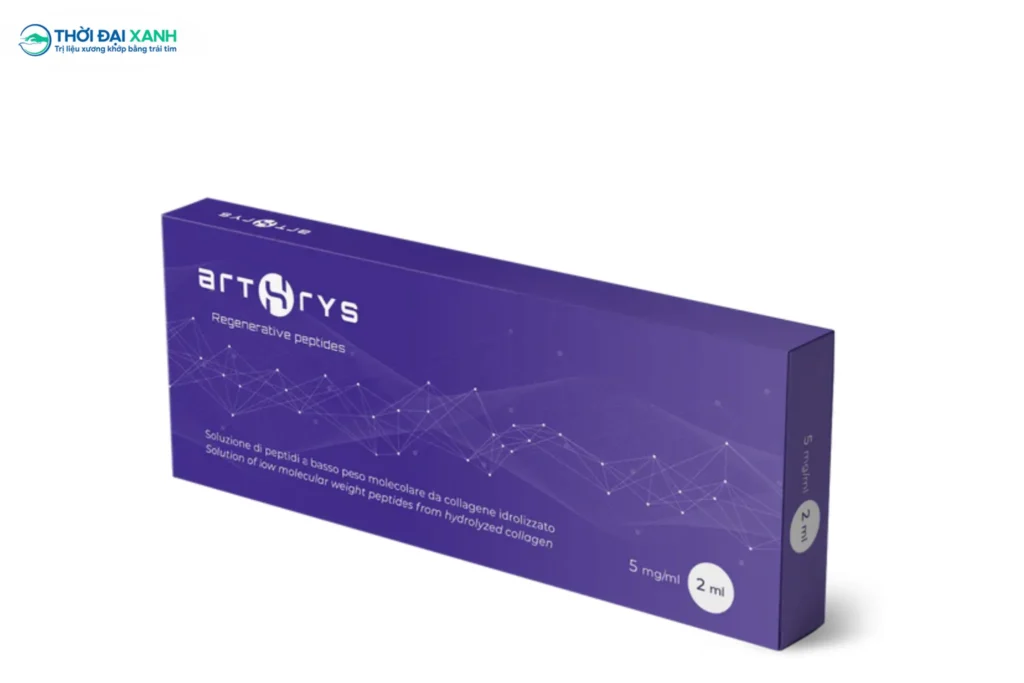 Tiêm Collagen giúp bổ sung cấu trúc nền cho sụn khớp, hỗ trợ phục hồi tổn thương và cải thiện độ vững của khớp.