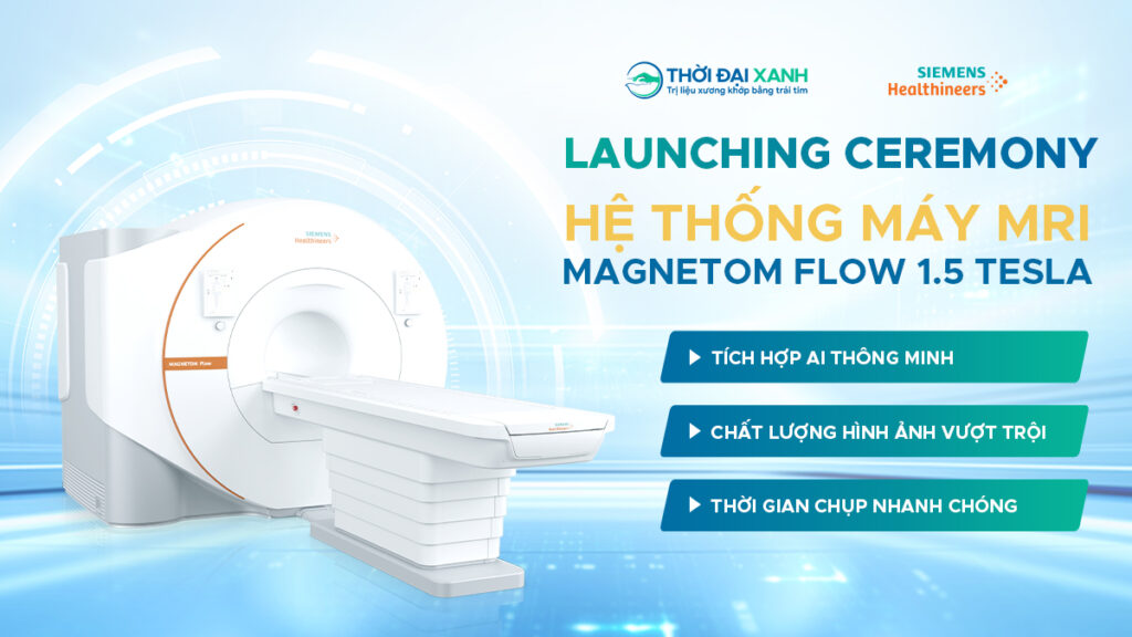 Hệ thống MAGNETOM Flow 1.5 Tesla được thiết kế với công nghệ AI thông minh, chất lượng hình ảnh vượt trội, thời gian chụp nhanh hơn.