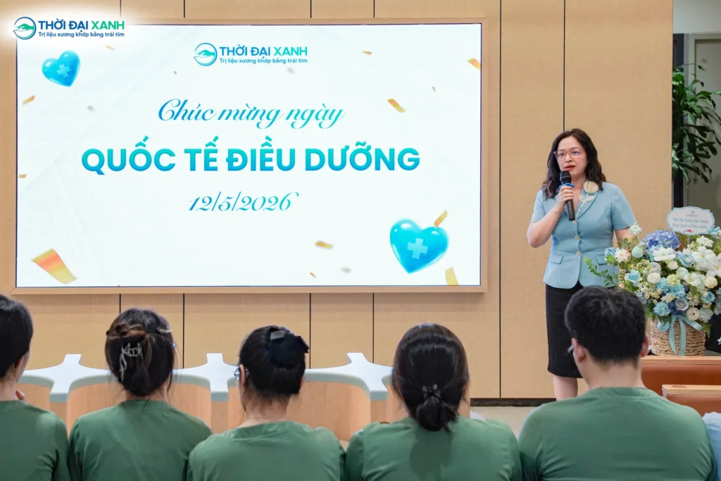 Chiều ngày 11/5 vừa qua, Trung Tâm Xương Khớp Thời Đại Xanh đã tổ chức buổi lễ tri ân nhân kỷ niệm ngày Quốc tế Điều dưỡng.