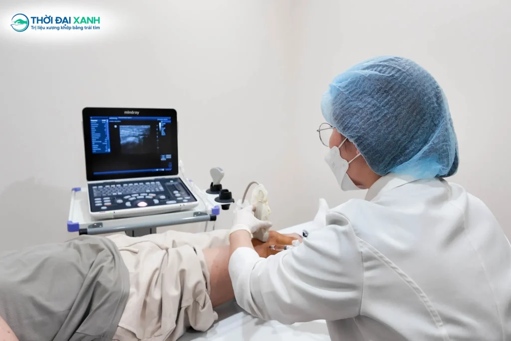 Tiêm nội khớp tái tạo dưới hướng dẫn siêu âm là một trong những giải pháp điều trị hiệu quả tình trạng thoái hoá khớp gối.