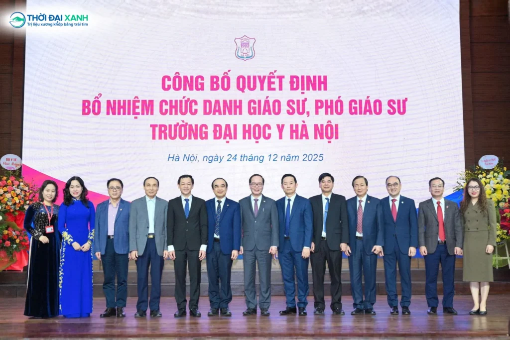 GS.BS Phạm Văn Minh được bổ nhiệm chức danh Giáo sư Trường Đại học Y Hà Nội năm 2025.