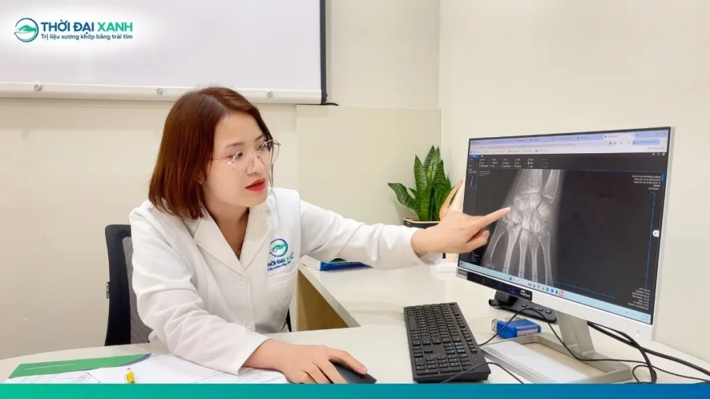 Chẩn đoán hội chứng ổng cổ tay được thực hiện bằng cách kiểm tra lâm sàng, khai thác triệu chứng và xác nhận qua một số nghiệm pháp.