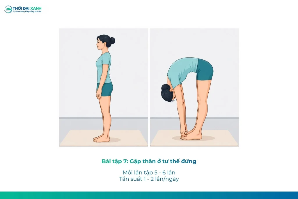 Phương pháp McKenzie - Hình 7. Gặp thân ở tư thế đứng