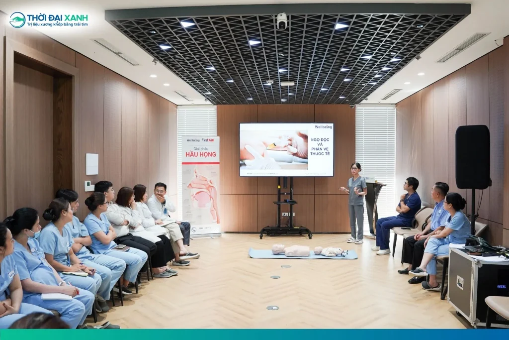 Thời Đại Xanh: Xây dựng một tập thể vững mạnh từ nền tảng sức khỏe và sự an toàn tối ưu cho từng cán bộ, nhân viên.