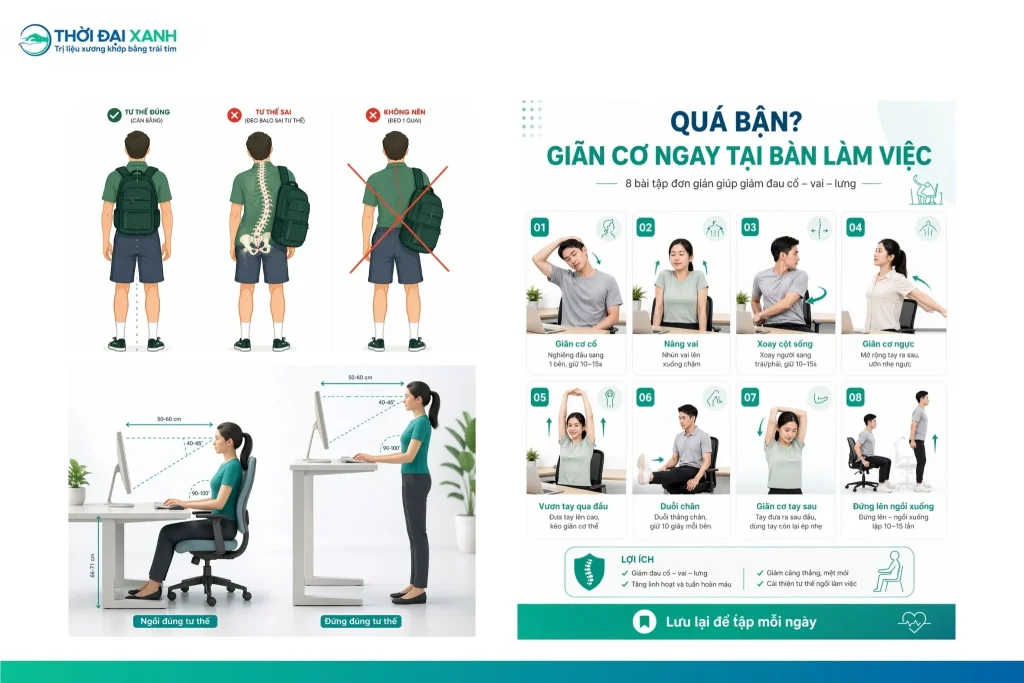 Phòng ngừa hội chứng cơ trám chủ yếu tập trung vào giảm quá tải vùng vai - lưng trên, duy trì vận động hợp lý và tăng khả năng kiểm soát của các nhóm cơ quanh xương bả vai.