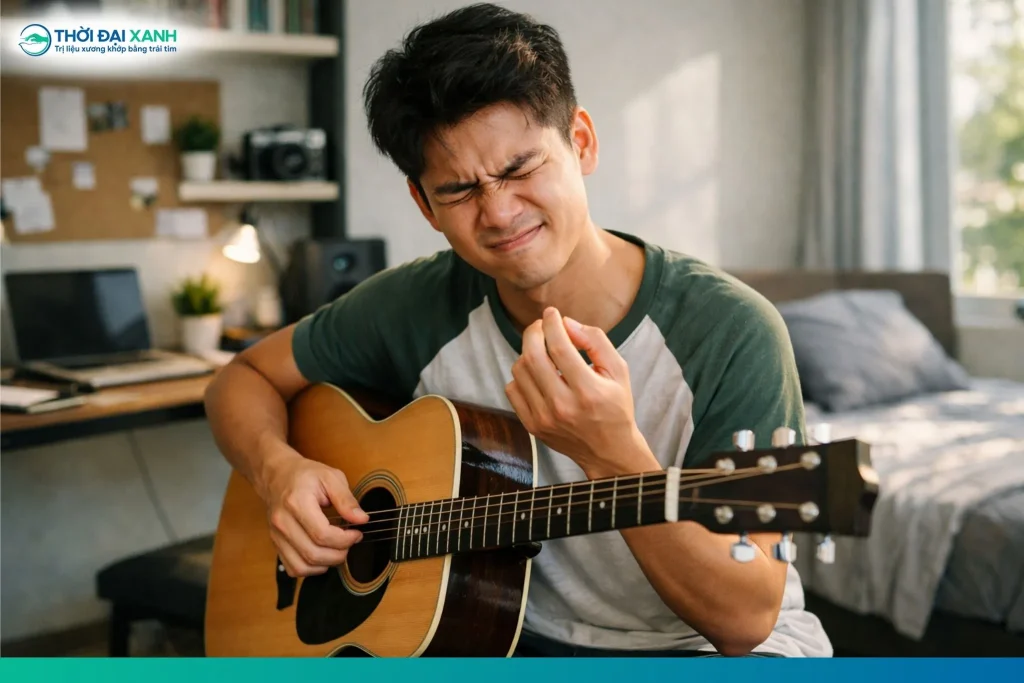 Người có tính chất công việc đòi hỏi phải thao tác ngón tay liên tục, nắm chặt đồ vật như thợ may, thợ mộc, nhạc công… có nguy cơ mắc ngón tay lò xo cao hơn.