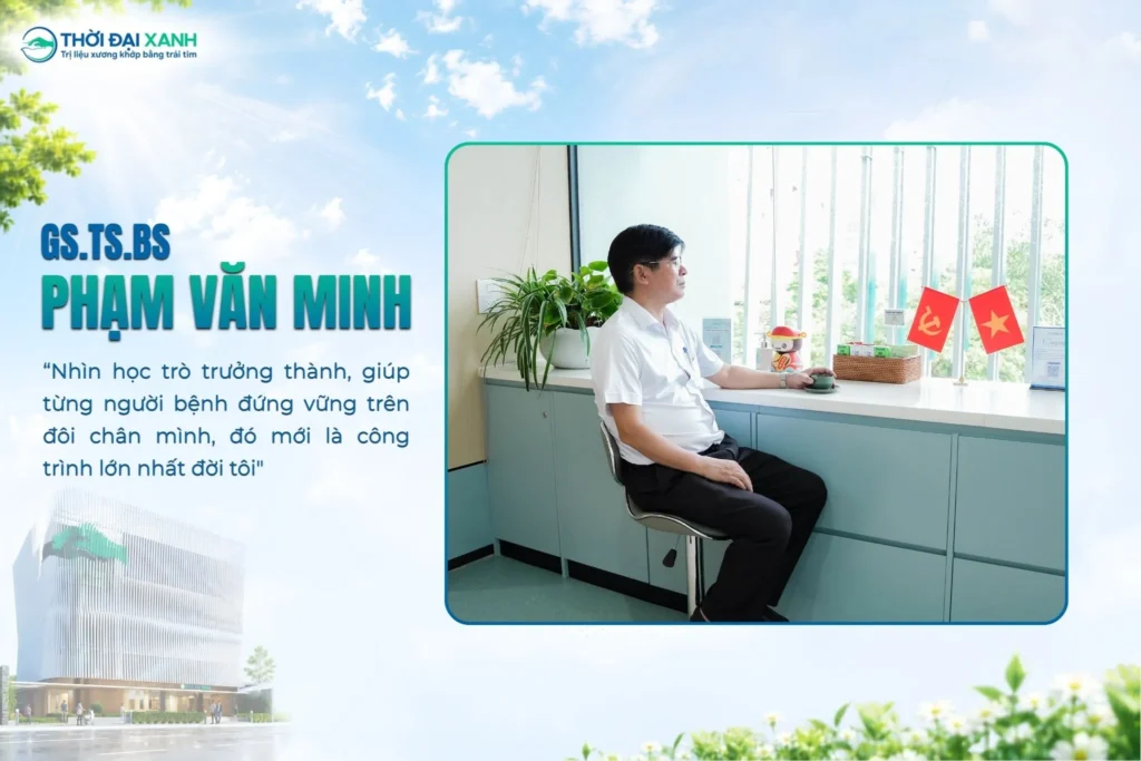 GS.TS.BS Phạm Văn Minh với gần 40 năm đào tạo, dìu dắt nhiều thế hệ bác sĩ, kỹ thuật viên Phục hồi chức năng vững chuyên môn, giàu y đức. 